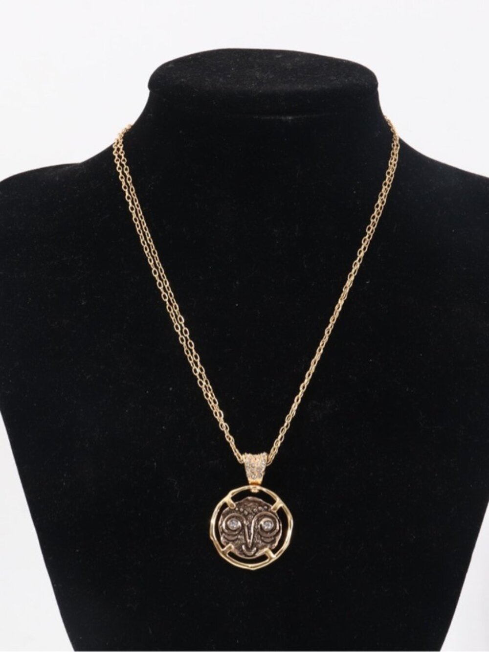 Alexis Bittar Ancient Coin Style Necklace